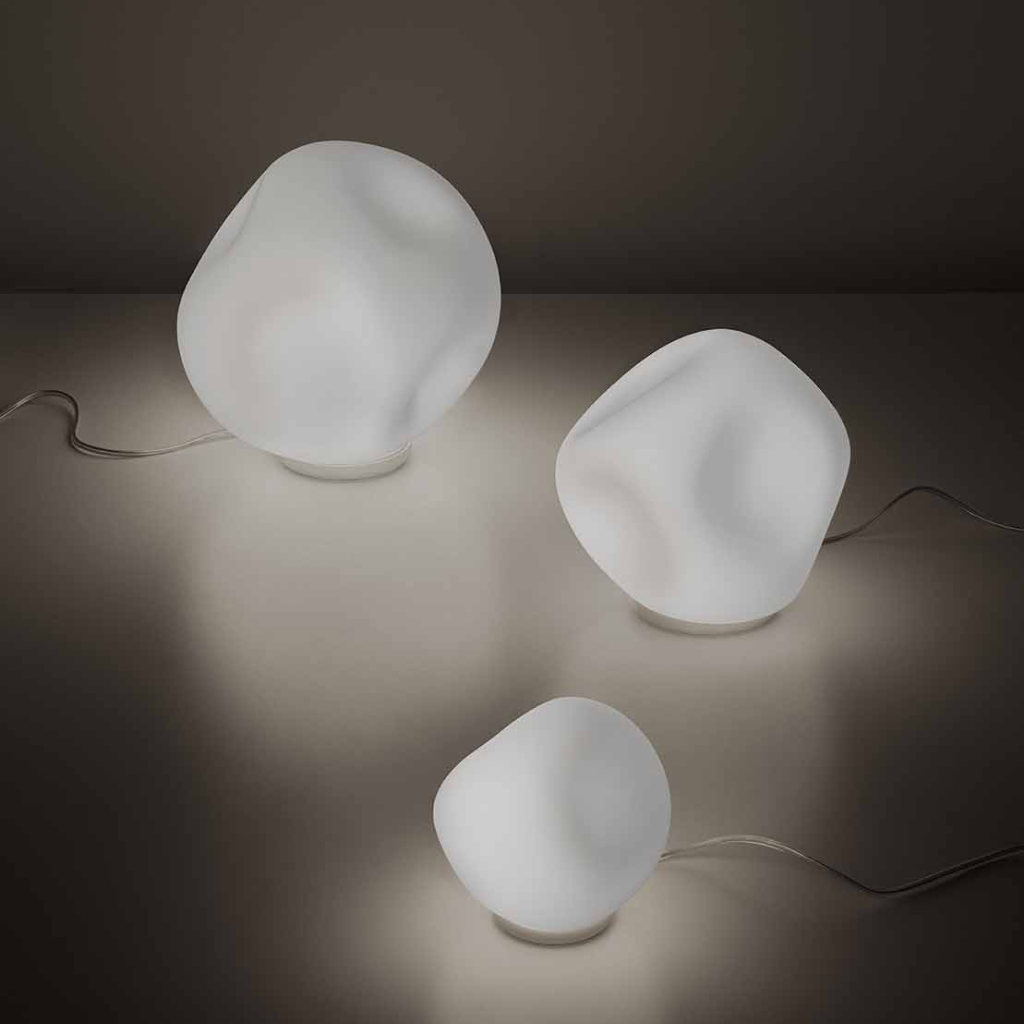 Foscarini Hoba Media Table Lamp On/Off White