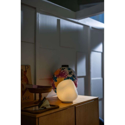 Foscarini Hoba Midi Table Lamp On/Off White