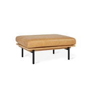 Foundry Ottoman Ottoman Gus Modern Canyon Whisky Leather Black 