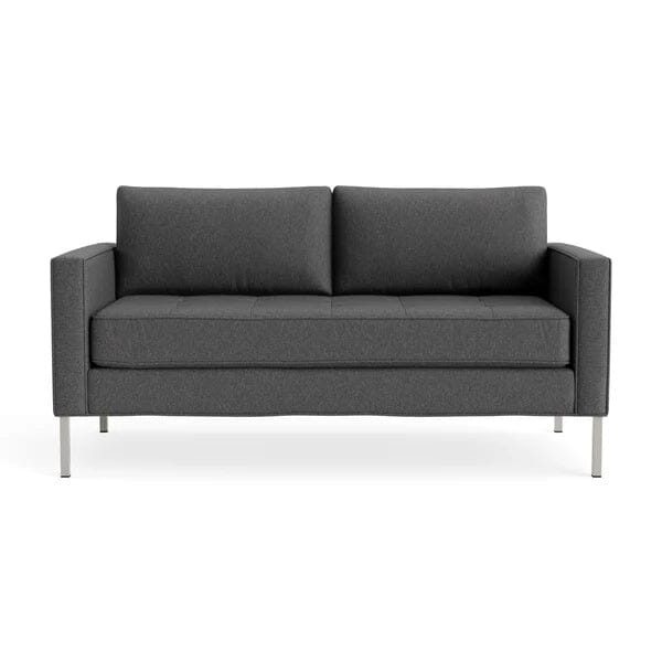 Paramount 66" Sofa Sofa BluDot Gabro Grey Stainless Steel 
