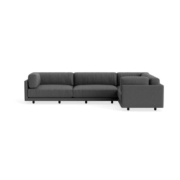 Sunday L Sectional Sofa sofa BluDot Gabro Grey Left 