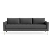 Paramount 95" Sofa Sofa BluDot Gabro Grey Stainless Steel 