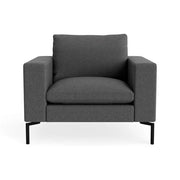 New Standard Lounge Chair lounge chair BluDot Gabro Grey - Black Legs 