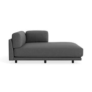 Sunday Chaise Chaise Longue BluDot Right Arm Gabro Grey 