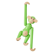 Kay Bojesen Monkey, Mini, Painted Beech (Light Green), view 3