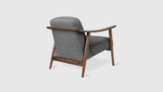 Baltic Chair Chair Gus Modern Andorra Pewter Classic walnut 
