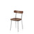 Emeco Utility Side Chair Chair Emeco Hand Brushed with Walnut Seat & Back 