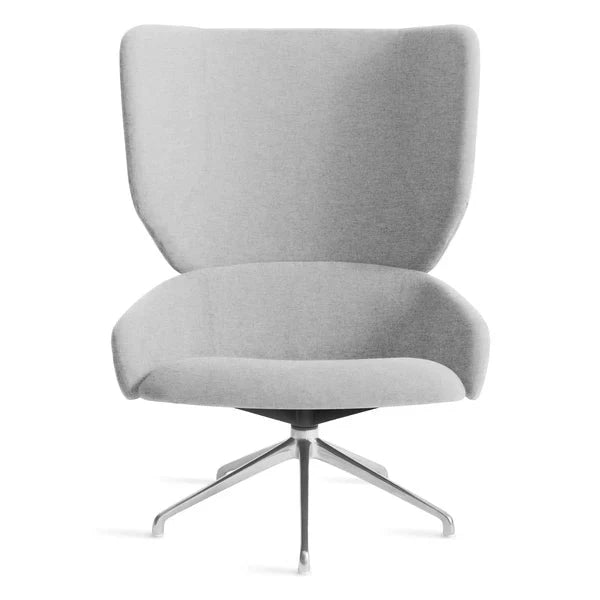 Heads Up Swivel Lounge Chair lounge chair BluDot Gabro Light Grey 