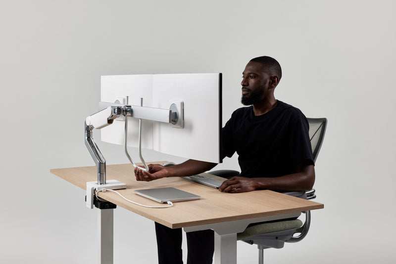 M8 Pro Dual Monitor Arm with Handle