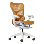 Herman Miller Mirra 2 Chair, Ochre, Alpine frame, TriFlex Polymer back