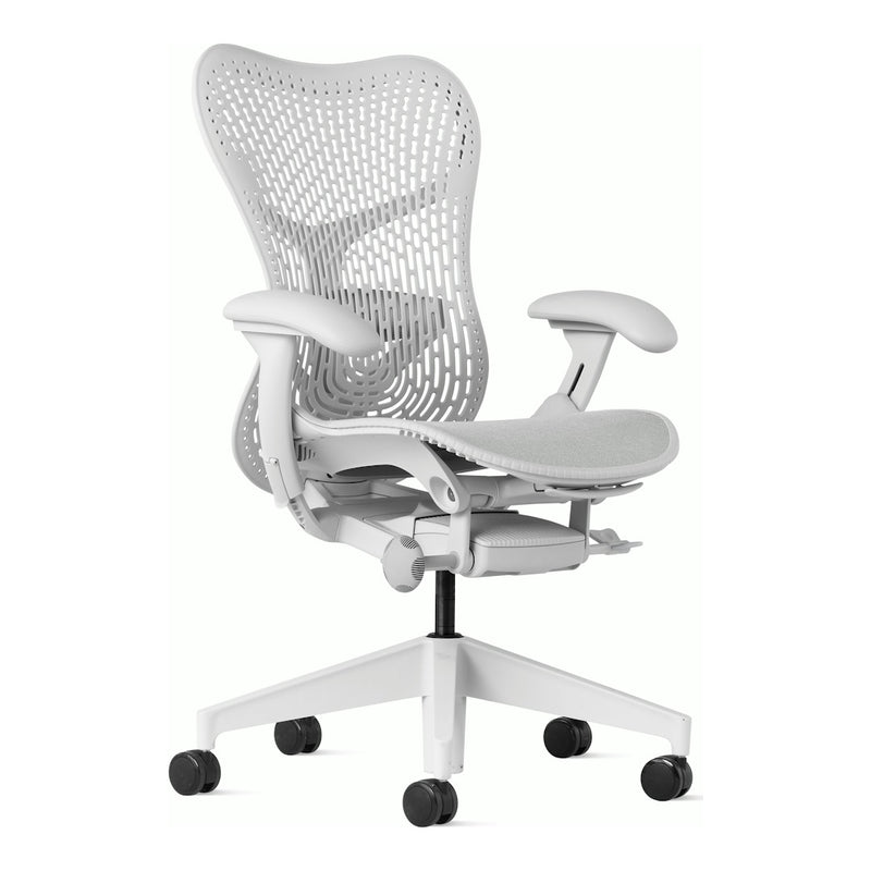 Herman Miller Mirra 2 Chair, Alpine, Alpine frame, TriFlex Polymer back