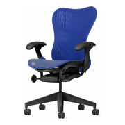 Herman Miller Mirra 2 Chair, Ultramarine Blue, Graphite frame, Butterfly Suspension back