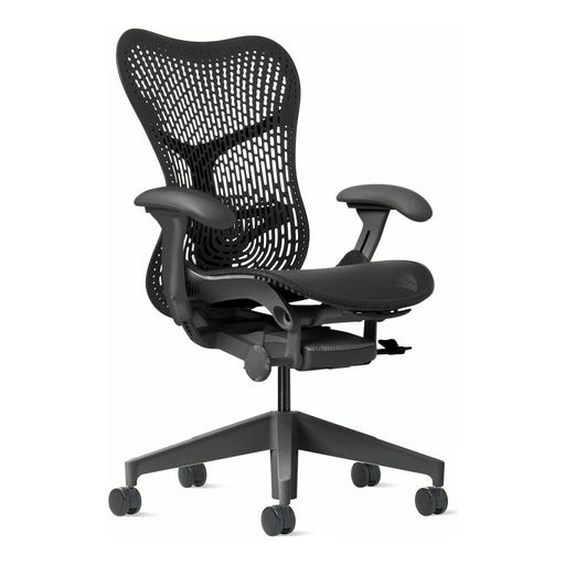 Herman Miller Mirra 2 Chair, Graphite, Graphite frame, TriFlex Polymer back