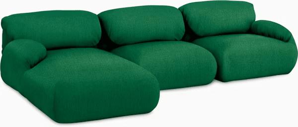 Luva Modular Sectional - Three Seater Sofas herman miller 