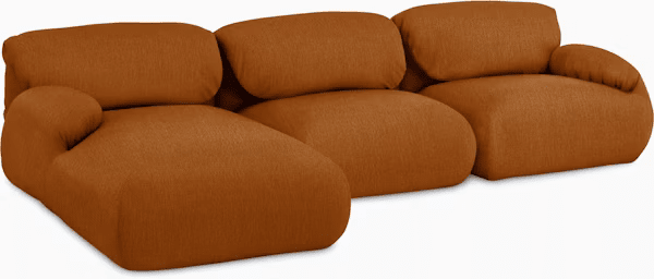 Luva Modular Sectional - Three Seater Sofas herman miller 