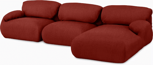 Luva Modular Sectional - Three Seater Sofas herman miller 