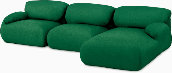 Luva Modular Sectional - Three Seater Sofas herman miller 