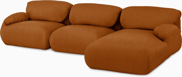 Luva Modular Sectional - Three Seater Sofas herman miller 