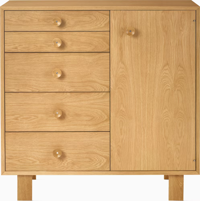 Nelson Basic Cabinet Series 5-Drawer Cabinet with Door