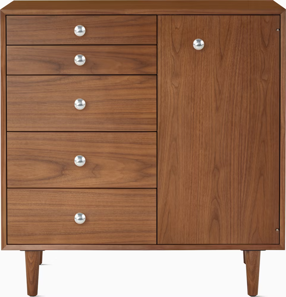 Nelson Basic Cabinet Series 5-Drawer Cabinet with Door