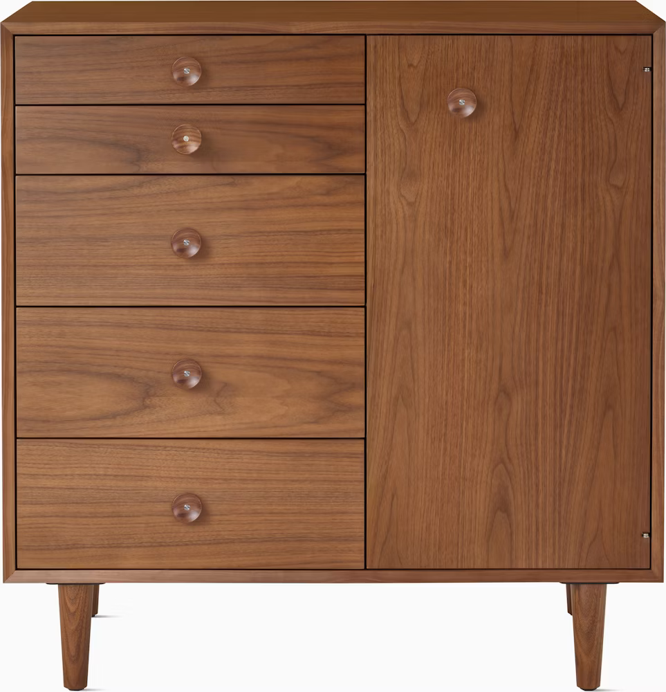Nelson Basic Cabinet Series 5-Drawer Cabinet with Door