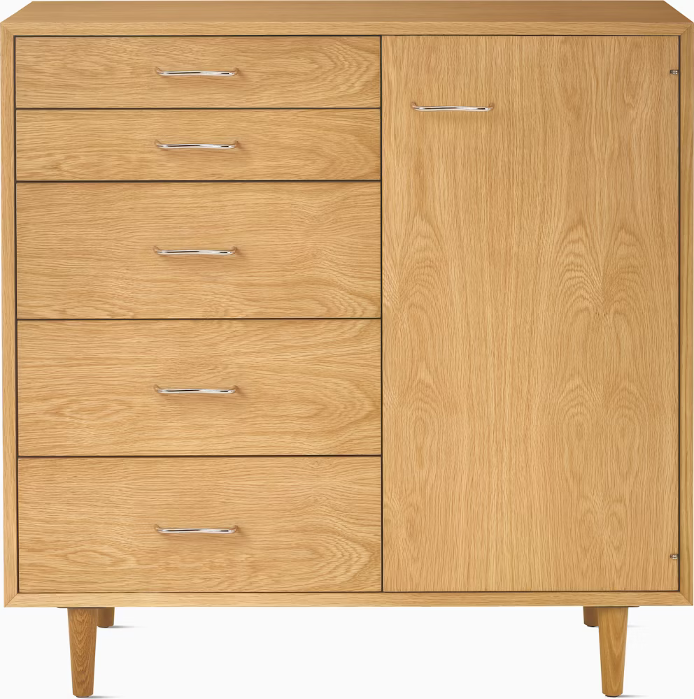 Nelson Basic Cabinet Series 5-Drawer Cabinet with Door
