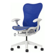 Herman Miller Mirra 2 Chair, Ultramarine Blue, Alpine frame, Butterfly Suspension back