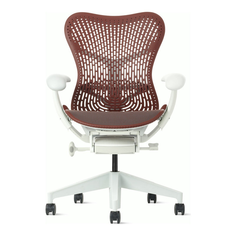 Herman Miller Mirra 2 Chair, Cordovan, Alpine frame, TriFlex Polymer back