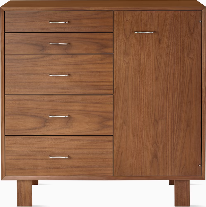 Nelson Basic Cabinet Series 5-Drawer Cabinet with Door