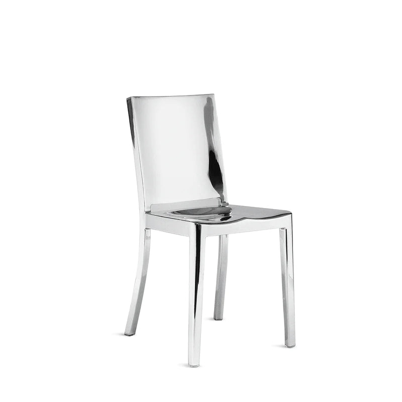 Emeco Hudson Chair Side/Dining Emeco Hand Polished No Seat Pad No Glides