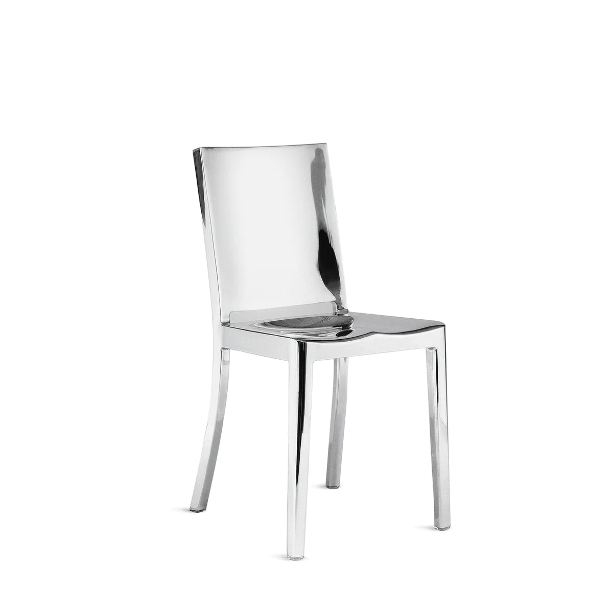 Emeco Hudson Chair Side/Dining Emeco Hand Polished No Seat Pad No Glides