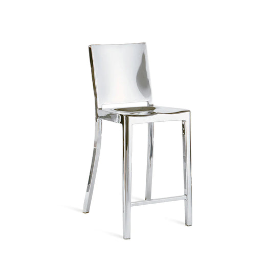 Emeco Hudson Counter Stool Side/Dining Emeco Hand Polished No Seat Pad No Glides