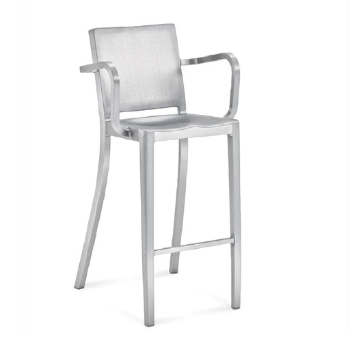 Emeco Hudson Bar Stool With Arms Bar Stool Emeco 