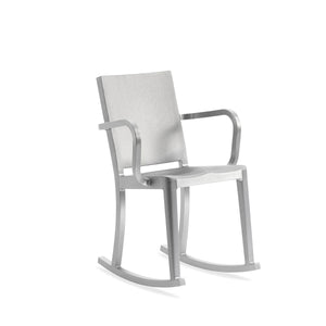 Emeco Hudson Rocking Chair With Arms Side/Dining Emeco Hand Brushed No Seat Pad 