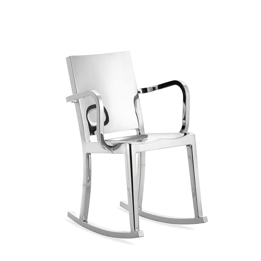 Emeco Hudson Rocking Chair With Arms Side/Dining Emeco Hand Polished No Seat Pad 