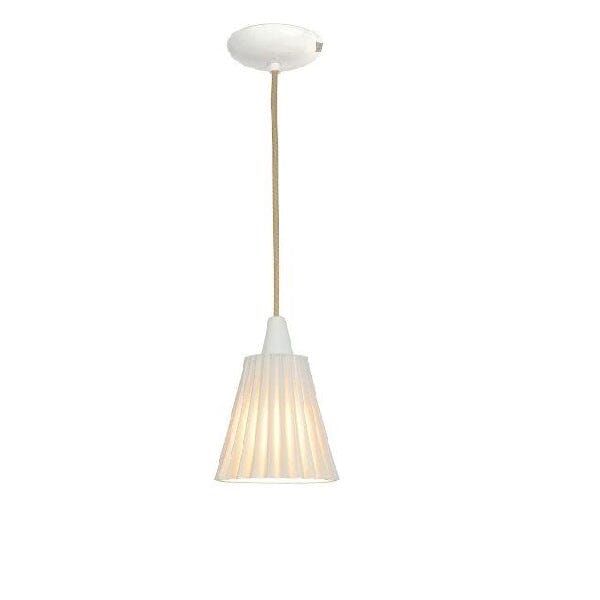 Hector Medium Pleat Pendant Light Pendant Lights Original BTC 