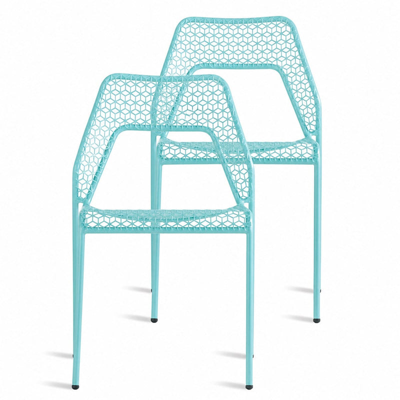 Hot Mesh Chair Side/Dining BluDot Aqua 