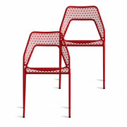 Hot Mesh Chair Side/Dining BluDot Humble Red 