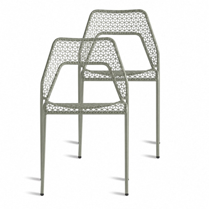 Hot Mesh Chair Side/Dining BluDot Grey Green 