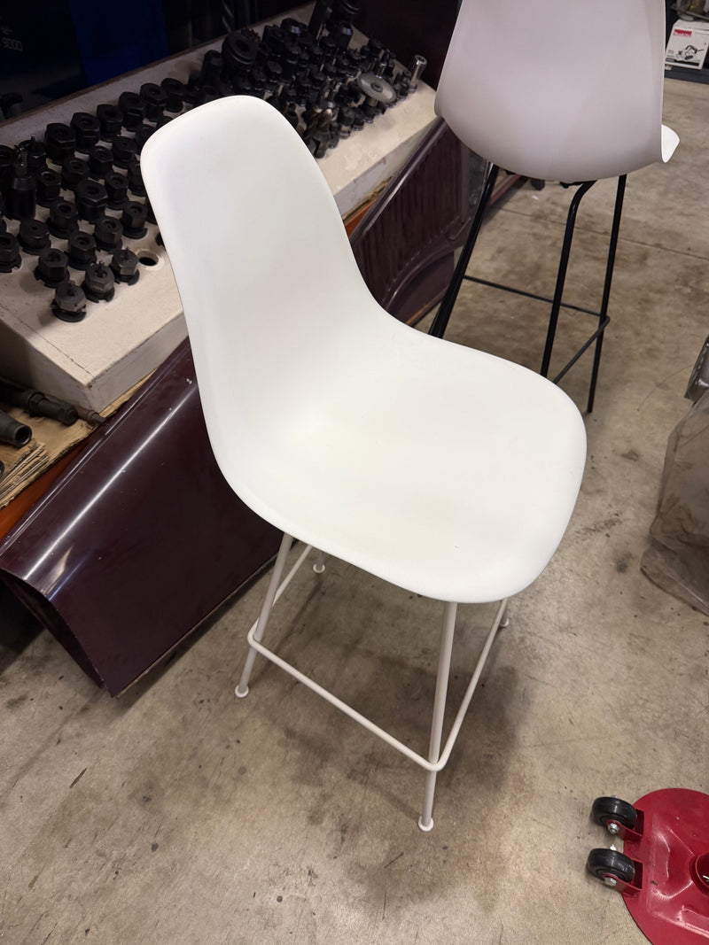Eames Molded Plastic Counter Stool***Moving Sale****White/Black