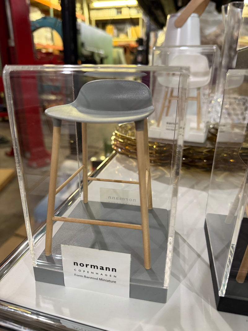 Miniature Normann Copenhagen - Form Chair Barstool ***Warehouse Sale***Grey
