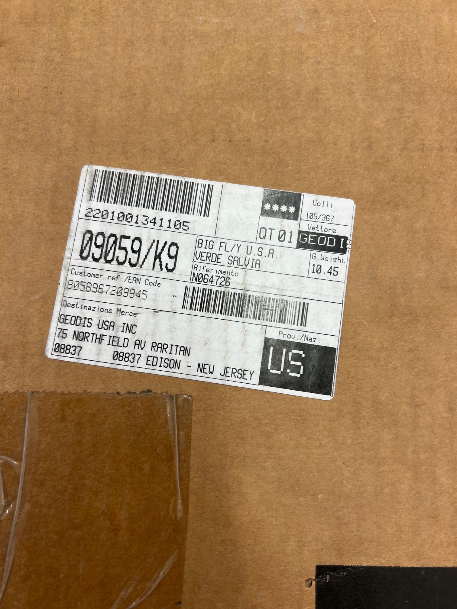 Big Fly Suspension Lamp  ***Moving Sale********NEW IN BOX****Sage