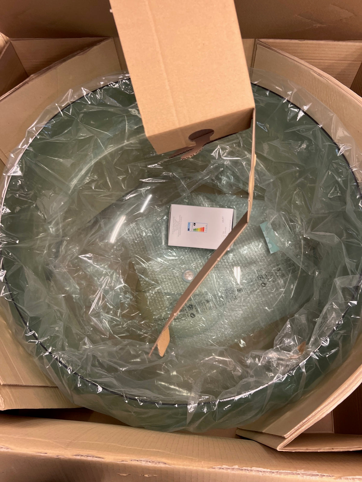 Big Fly Suspension Lamp  ***Moving Sale********NEW IN BOX****Sage