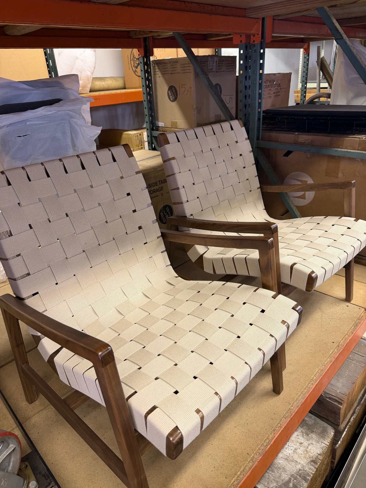 Risom Lounge Chair (Set of 2) ***WAREHOUSE SALE***