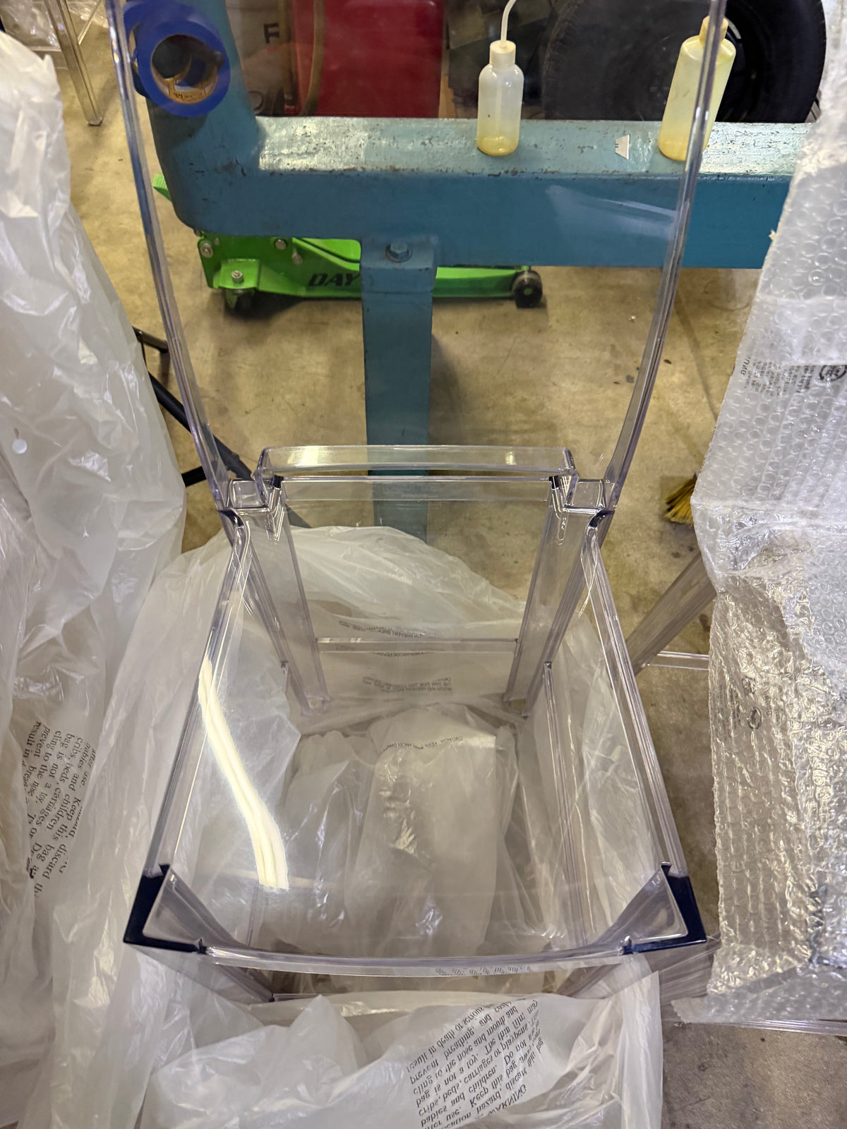 One More Please Bar Height ****Warehouse Sale****Crystal--SET of 3)