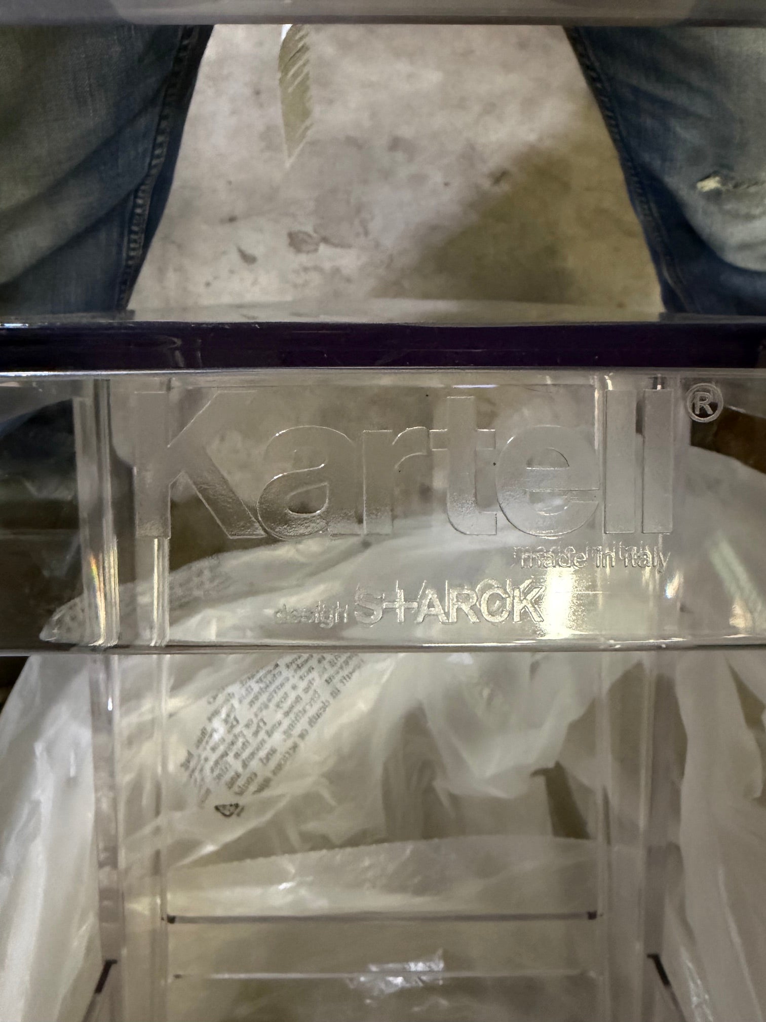 One More Please Bar Height ****Warehouse Sale****Crystal--SET of 3)