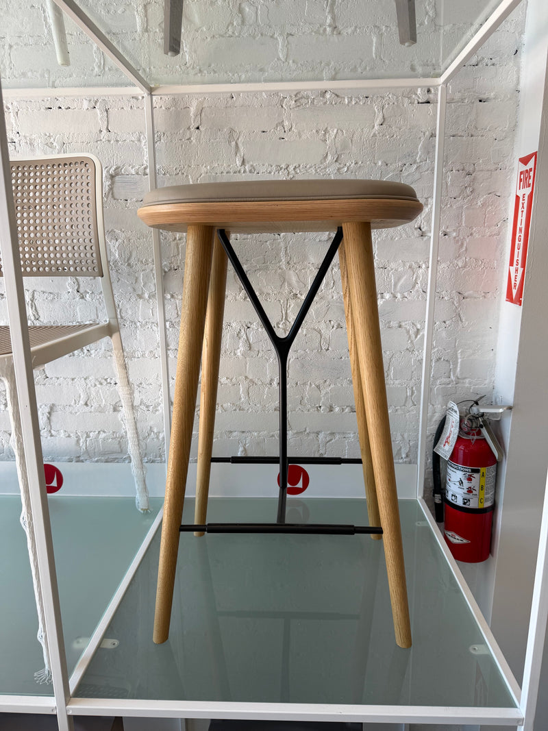Spine Wood Base Stool Counter Height  ****MOVING SALE*****