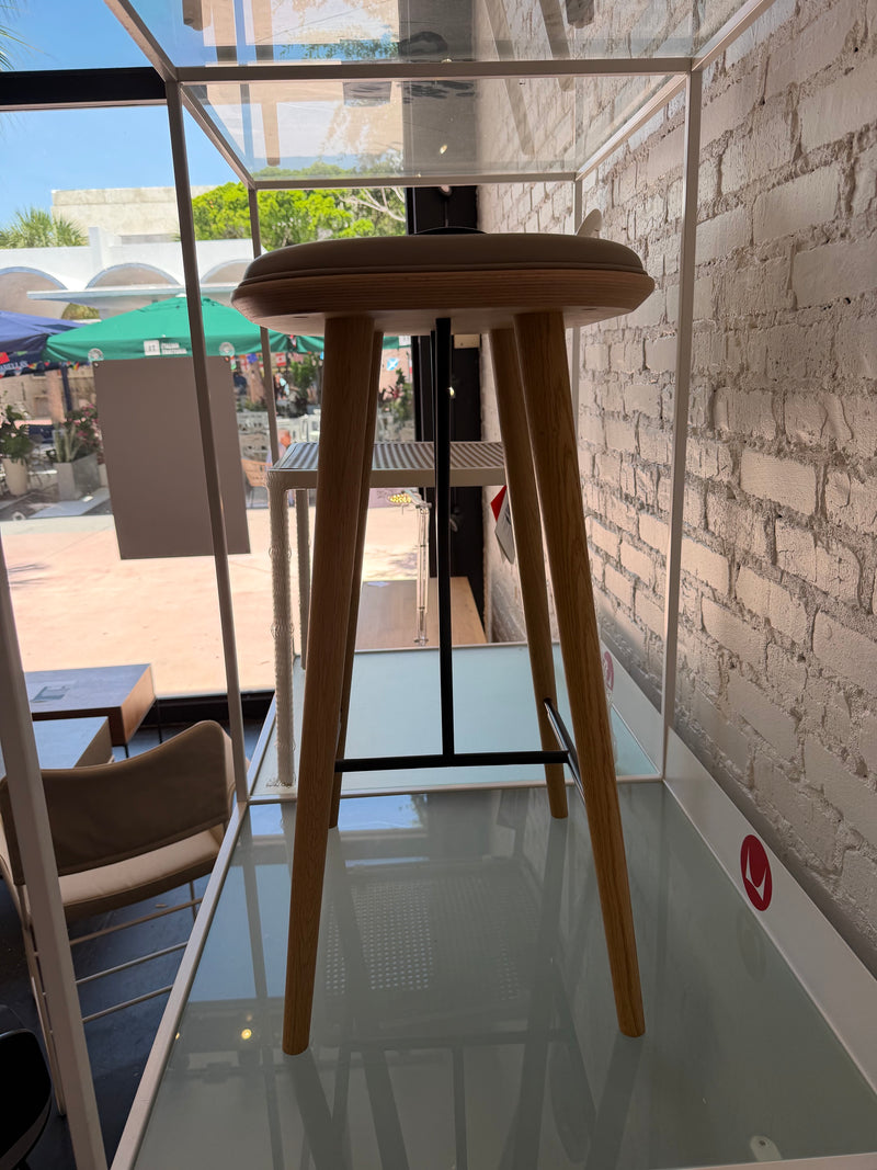 Spine Wood Base Stool Counter Height  ****MOVING SALE*****