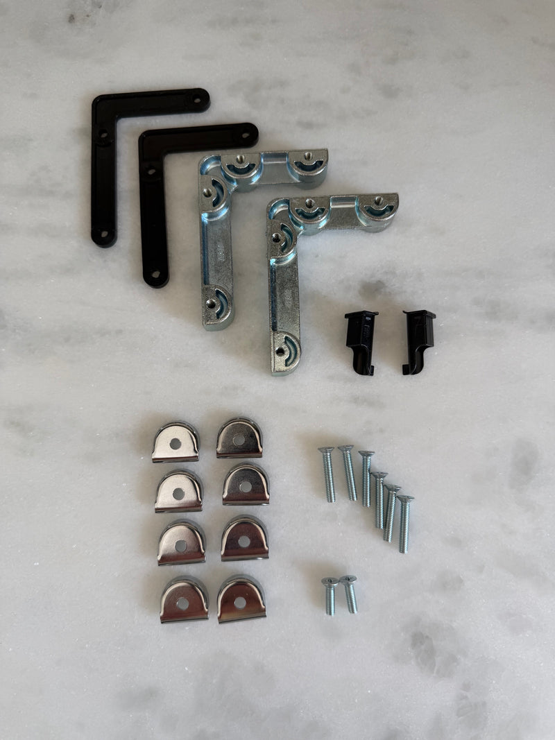 USM Haller Hinge Fitting Set for 1 Drop Down Door