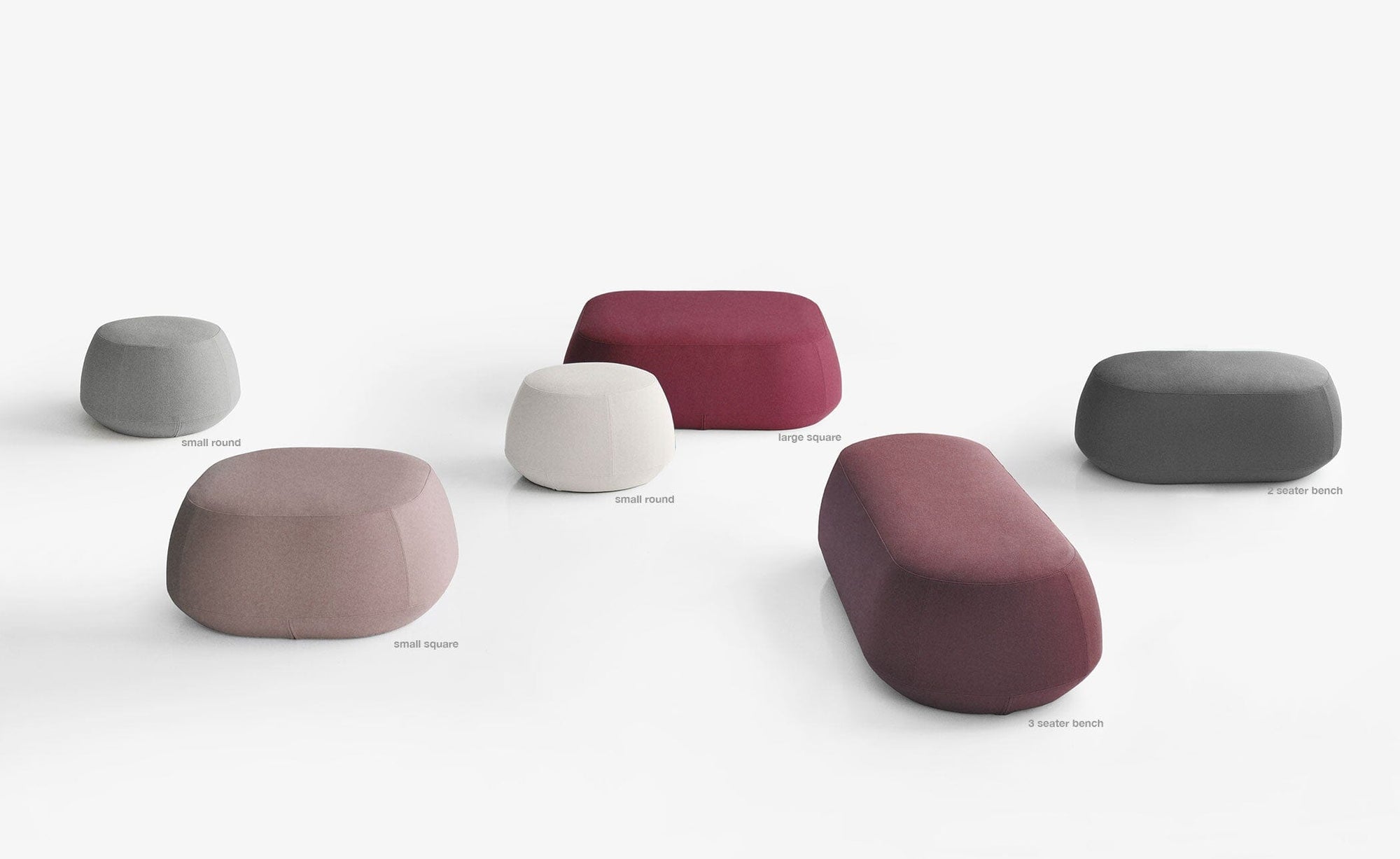 Ile Round Pouf ottomans Bensen 